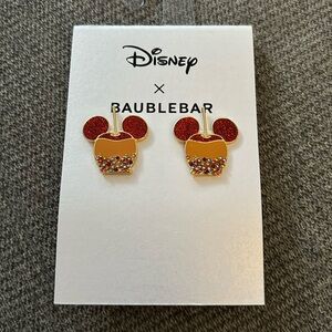 Disney x baublebar Mickey Caramel Apple Earrings